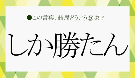 「～しか勝たん」の意味と使い方を調べたらかなり面白かった！